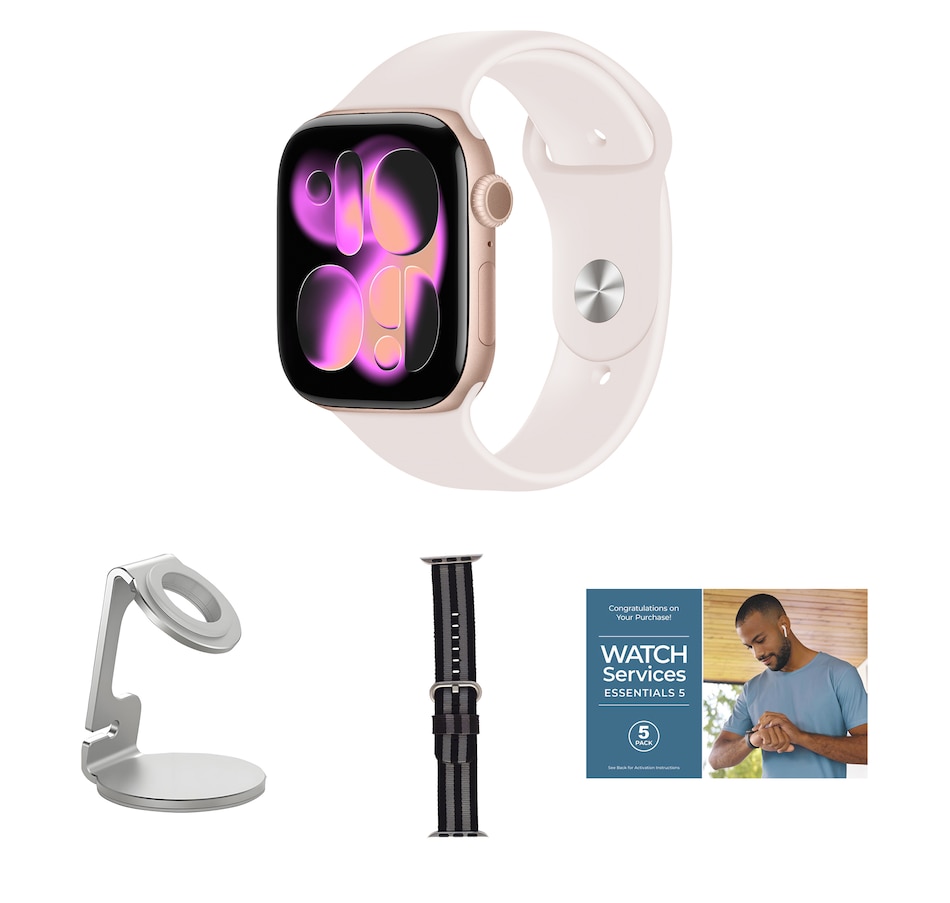 Image 718147_RSGBK.jpg, Product 718-147 / Price $789.99, Apple Watch Series 11 GPS 46 mm M/L Bundle from Apple on TSC.ca's Electronics department