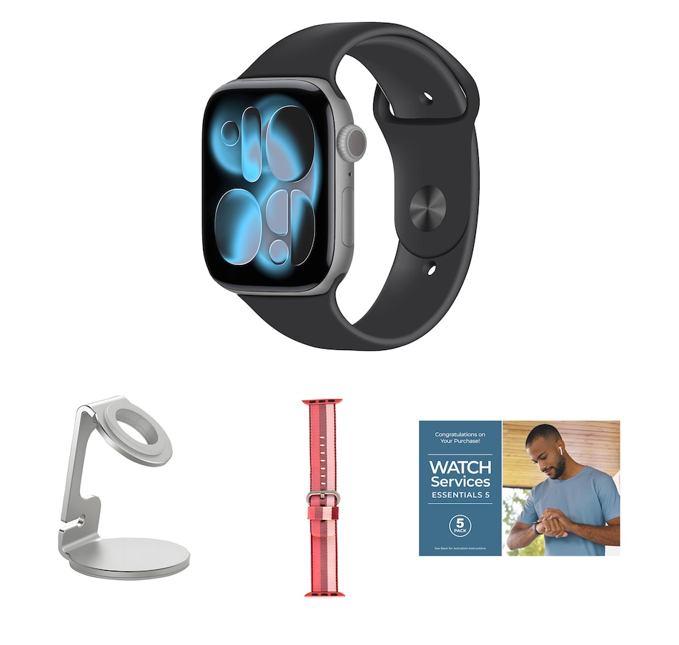 Image 718147_SPGRE.jpg, Product 718-147 / Price $789.99, Apple Watch Series 11 GPS 46 mm M/L Bundle from Apple on TSC.ca's Electronics department