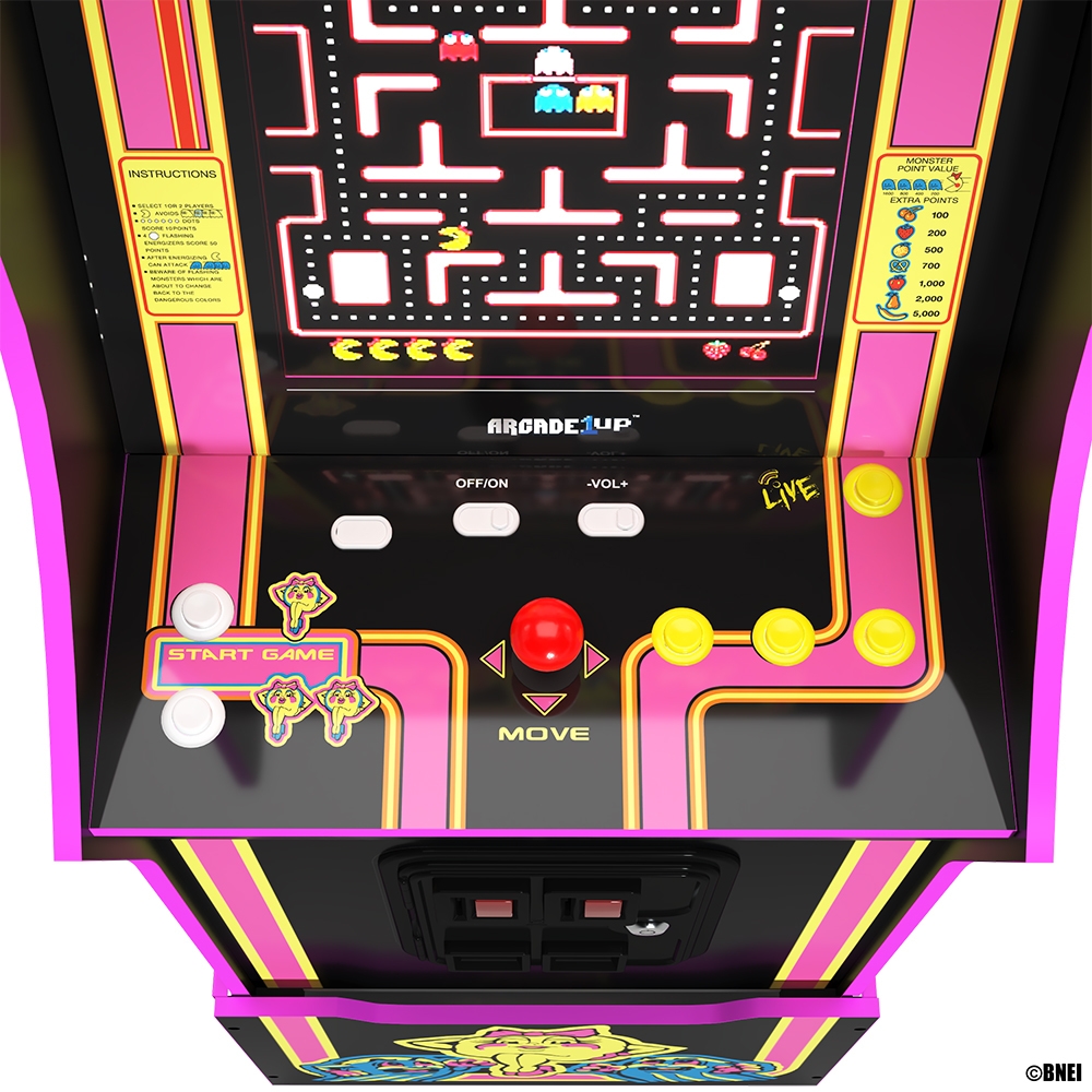 Arcade1Up Bandai Namco Entertainment Legacy Arcade Game Ms. Pac