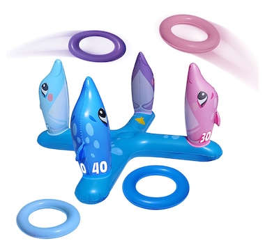 Splash Buddies Inflatable Dolphin Ring Toss Game