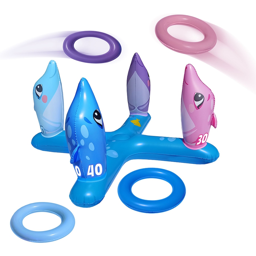 Image 718218.jpg, Product 718-218 / Price $24.99, Splash Buddies Inflatable Dolphin Ring Toss Game from Splash Buddies on TSC.ca's Home & Garden department