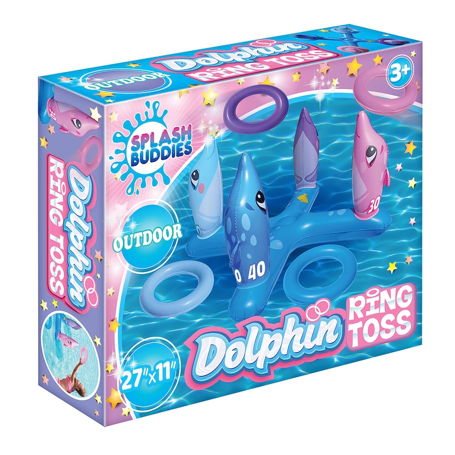 Image 718218_ALTMORE1.jpg, Product 718-218 / Price $24.99, Splash Buddies Inflatable Dolphin Ring Toss Game from Splash Buddies on TSC.ca's Home & Garden department