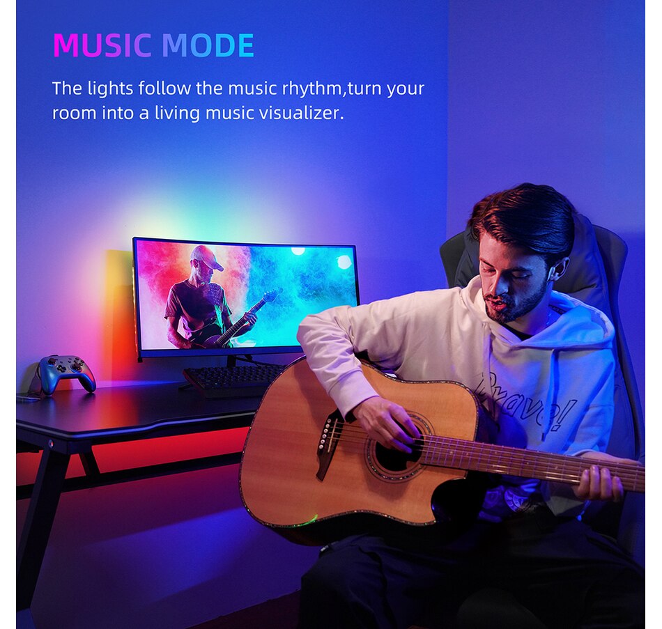 Image 718255_ALTMORE6.jpg, Product 718-255 / Price $89.99, Lytmi Screen Strip Light For Windows PC on TSC.ca's Home & Garden department