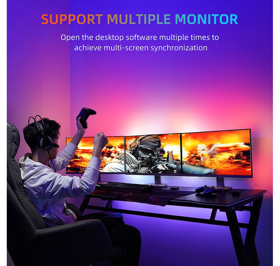 Image 718255_ALTMORE7.jpg, Product 718-255 / Price $89.99, Lytmi Screen Strip Light For Windows PC on TSC.ca's Home & Garden department