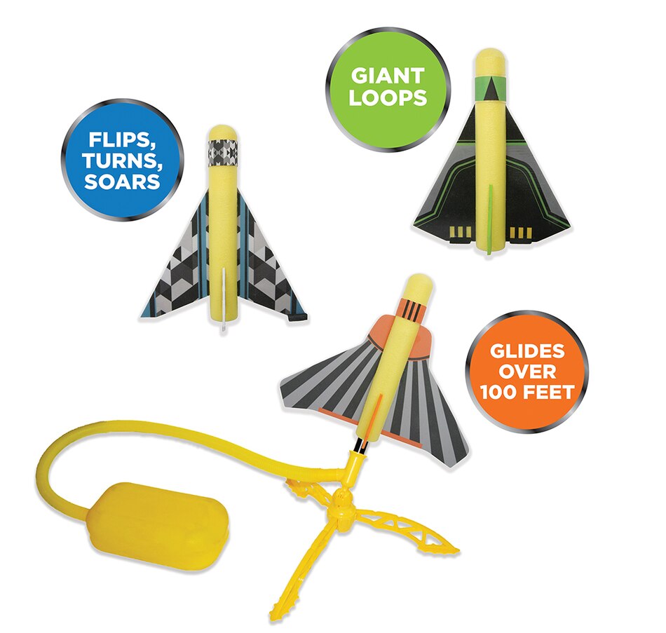 Image 718281_ALTMORE1.jpg, Product 718-281 / Price $34.99, Stomp Rocket Stunt Planes (3 Planes) from Stomp Rocket on TSC.ca's Toys & Hobbies department