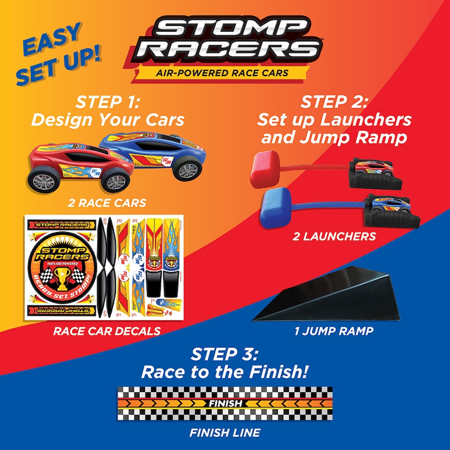 Image 718282_ALTMORE2.jpg, Product 718-282 / Price $39.99, Stomp Rocket Dueling Stomp Racers from Stomp Rocket on TSC.ca's Toys & Hobbies department