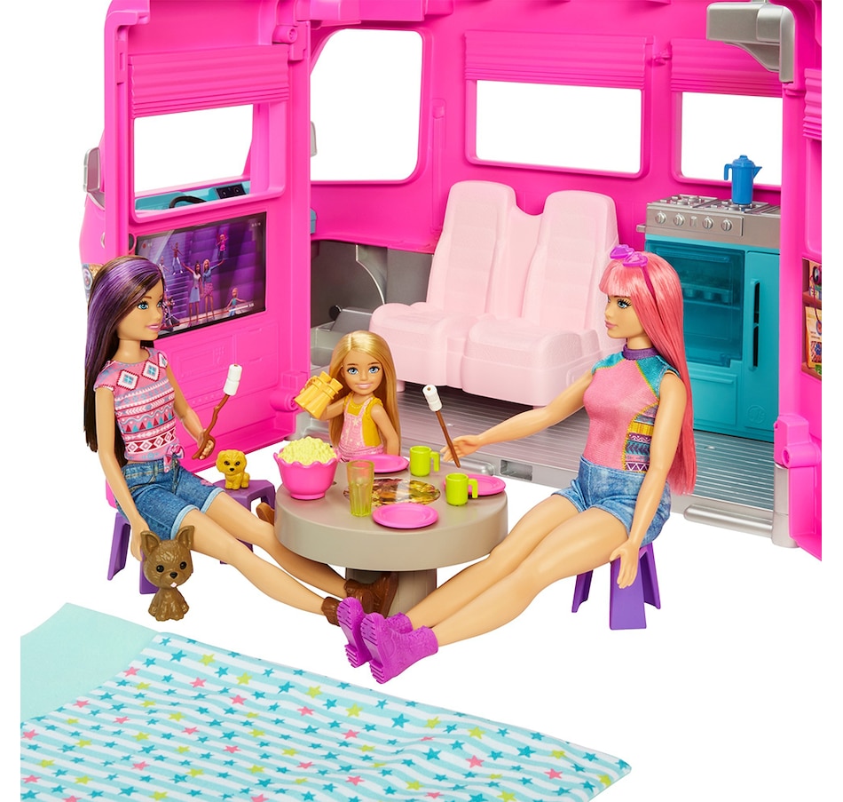 Image 718291_ALTMORE3.jpg, Product 718-291 / Price $179.99, Barbie 2022 Dream Camper from Barbie on TSC.ca's Toys & Hobbies department