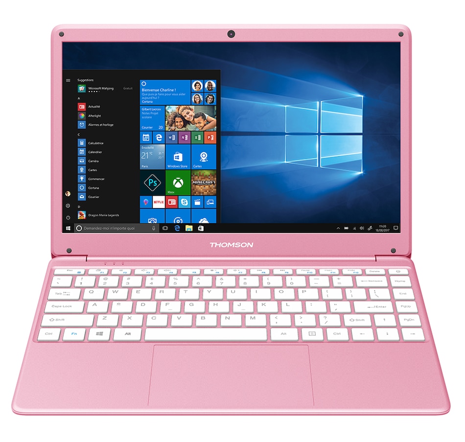 Image 718298_PNK.jpg, Product 718-298 / Price $229.99, Thomson Notebook Neo X 14", Intel Celeron, 4GB RAM, 64GB HDD EMMC from Thomson Computers on TSC.ca's Electronics department