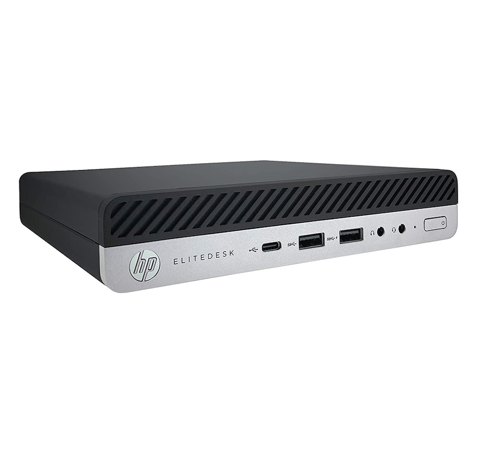 Image 718319_ALTMORE2.jpg, Product 718-319 / Price $389.99, HP EliteDesk 800 G4 Mini Intel Core i5-8400T 16 GB 512 GB SSD Windows 10 (Refurbished) from HP - Hewlett Packard on TSC.ca's Electronics department