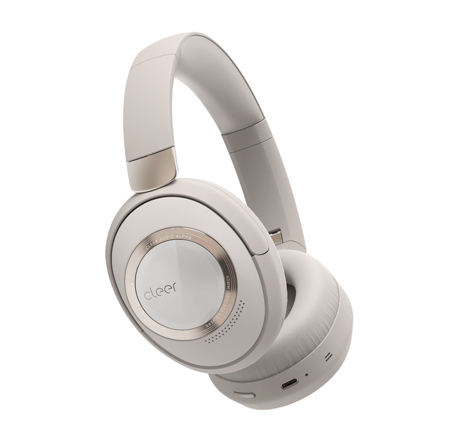 Image 718383.jpg, Product 718-383 / Price $249.99, Cleer Audio Alpha Noise-Cancelling Bluetooth Headphones with Microphone, Outer Touch Controls and 35-Hour Battery Life (stone) from Cleer Audio on TSC.ca's Electronics department