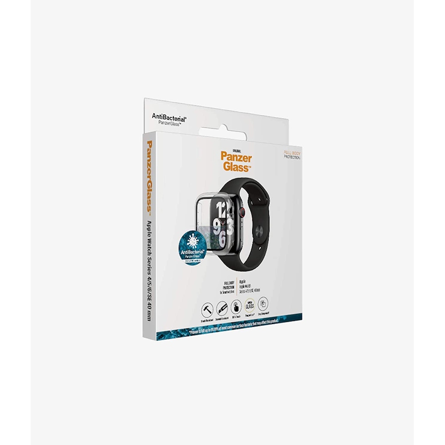 Image 718421_ALTMORE3.jpg, Product 718-421 / Price $49.99, PanzerGlass Full Body for Apple Watch Series 4-6/SE (40 mm, clear) from PanzerGlass on TSC.ca's Electronics department