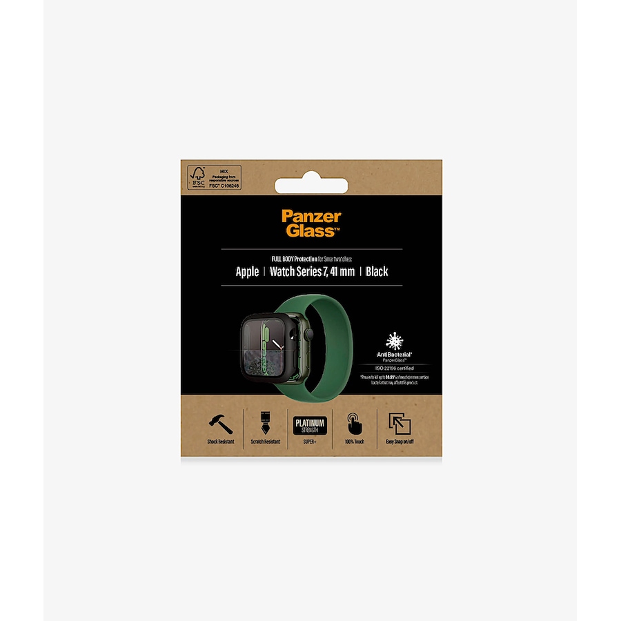 Image 718423_ALTMORE3.jpg, Product 718-423 / Price $49.99, PanzerGlass Full Body for Apple Watch Series 7 (41 mm, black) from PanzerGlass on TSC.ca's Electronics department