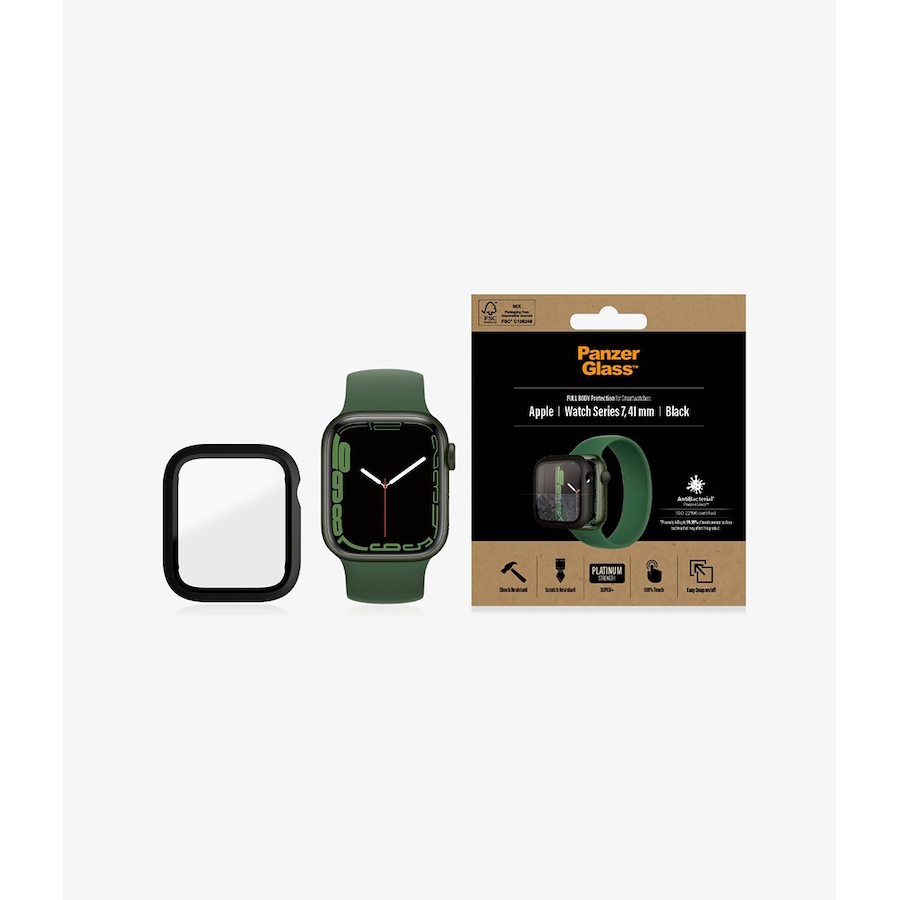 Image 718423_ALTMORE5.jpg, Product 718-423 / Price $49.99, PanzerGlass Full Body for Apple Watch Series 7 (41 mm, black) from PanzerGlass on TSC.ca's Electronics department