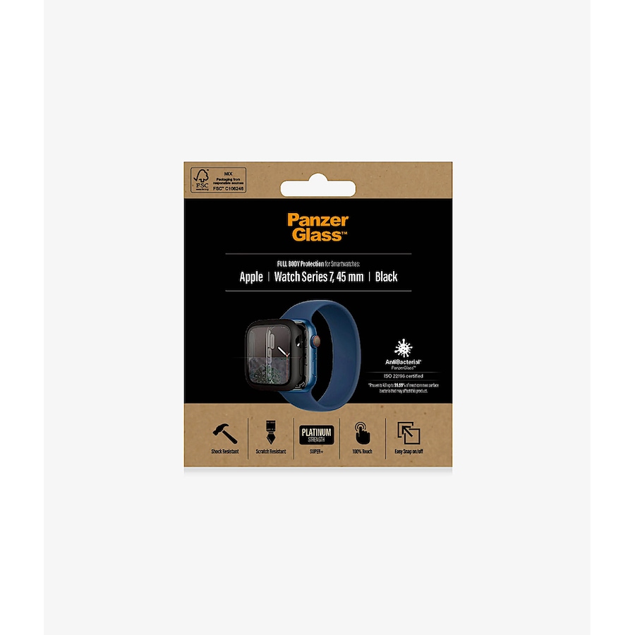 Image 718424_ALTMORE2.jpg, Product 718-424 / Price $49.99, PanzerGlass Full Body for Apple Watch Series 7 (45 mm, black) from PanzerGlass on TSC.ca's Electronics department