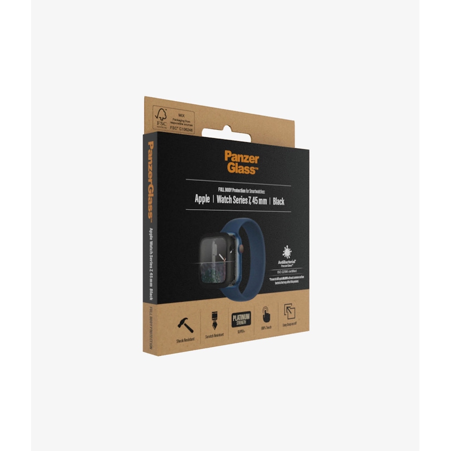 Image 718424_ALTMORE4.jpg, Product 718-424 / Price $49.99, PanzerGlass Full Body for Apple Watch Series 7 (45 mm, black) from PanzerGlass on TSC.ca's Electronics department