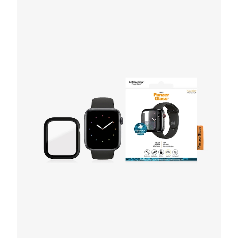 Image 718426_ALTMORE2.jpg, Product 718-426 / Price $49.99, PanzerGlass Full Body for Apple Watch Series 4-6/SE (44 mm, black) from PanzerGlass on TSC.ca's Electronics department