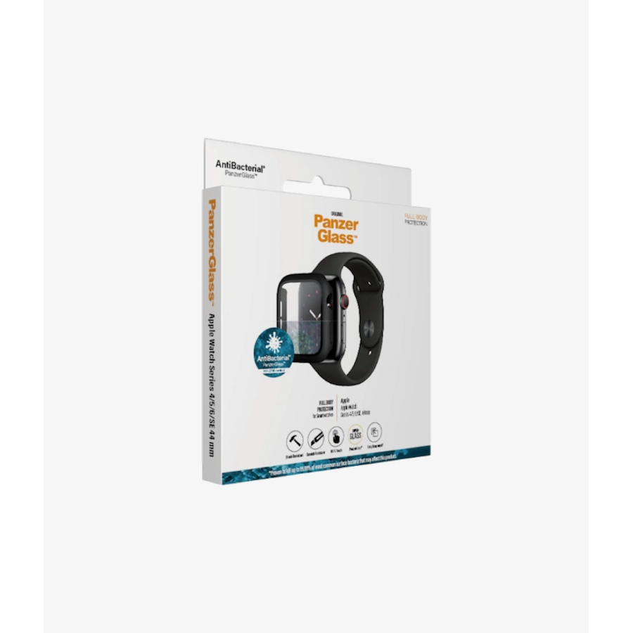 Image 718426_ALTMORE3.jpg, Product 718-426 / Price $49.99, PanzerGlass Full Body for Apple Watch Series 4-6/SE (44 mm, black) from PanzerGlass on TSC.ca's Electronics department
