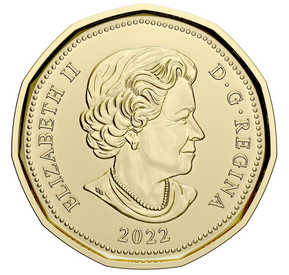 Image 718488_ALTMORE1.jpg, Product 718-488 / Price $54.95, 2022 $1 Oscar Peterson Special Wrap Roll (with colour, 25 coins per roll) from Royal Canadian Mint (RCM) on TSC.ca's Coins department