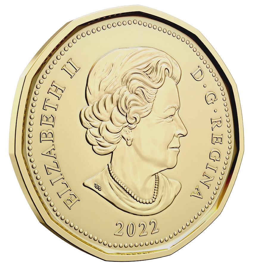 Image 718489_ALTMORE4.jpg, Product 718-489 / Price $54.95, 2022 $1 Oscar Peterson Special Wrap Roll Classic Engraved Version (no colour, 25 coins per roll)) from Royal Canadian Mint (RCM) on TSC.ca's Coins department
