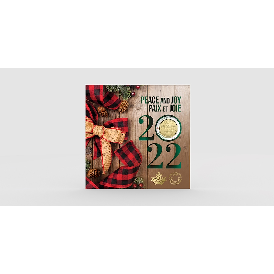 Image 718491.jpg, Product 718-491 / Price $21.95, 2022 Holiday Gift Coin Set with Special Edition Santa and Reindeer Dollar Coin from Royal Canadian Mint (RCM) on TSC.ca's Coins department