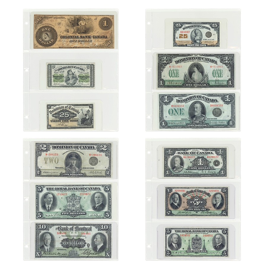 Image 718492_ALTMORE1.jpg, Product 718-492 / Price $5,995.00, 59-Piece Paper Money Collection from Pre-Confederation to 2006 from Canadian Coin & Currency on TSC.ca's Coins department