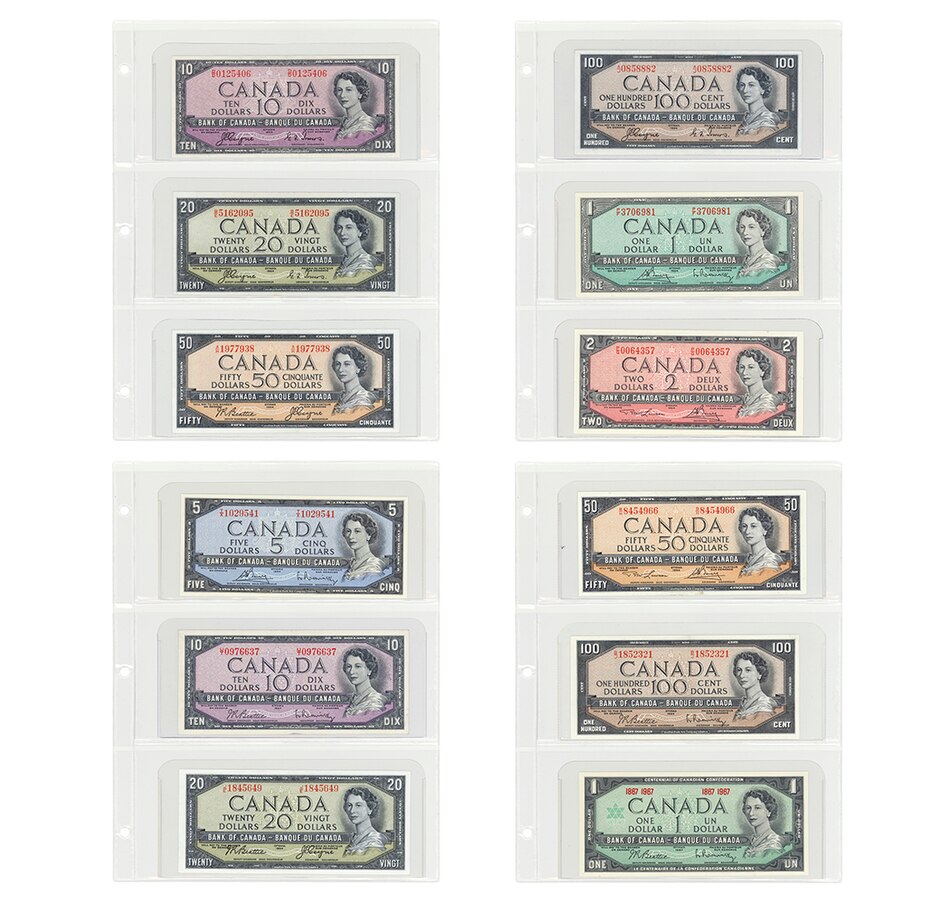 Image 718492_ALTMORE3.jpg, Product 718-492 / Price $5,995.00, 59-Piece Paper Money Collection from Pre-Confederation to 2006 from Canadian Coin & Currency on TSC.ca's Coins department