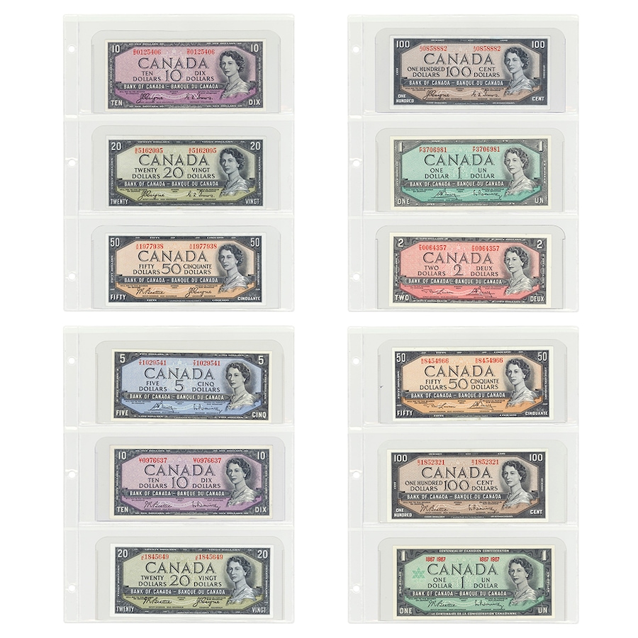 Image 718492_ALTMORE3.jpg, Product 718-492 / Price $5,995.00, 59-Piece Paper Money Collection from Pre-Confederation to 2006 from Canadian Coin & Currency on TSC.ca's Coins department
