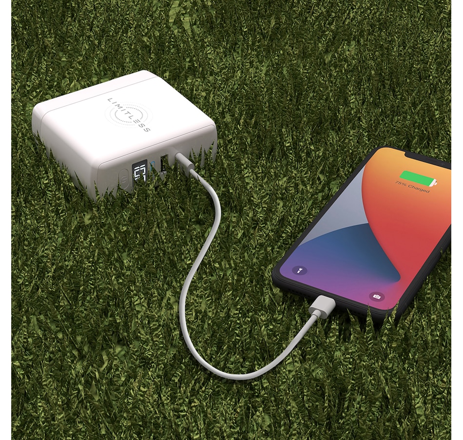 Image 718555_ALTMORE1.jpg, Product 718-555 / Price $99.99, Limitless PowerPro Go 3-in-1 Wall Charger And 10,000 mAh Portable Power Bank with Digital Display from Limitless Innovations on TSC.ca's Electronics department