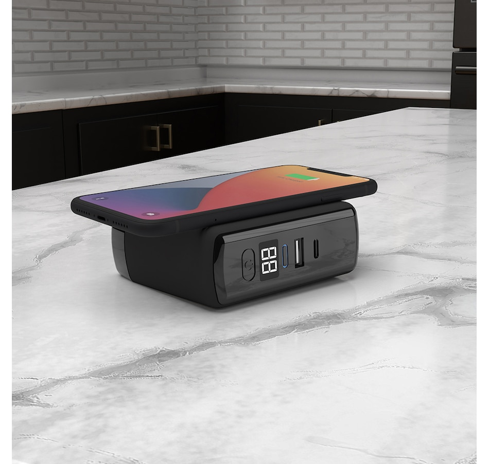 Image 718555_ALTMORE4.jpg, Product 718-555 / Price $99.99, Limitless PowerPro Go 3-in-1 Wall Charger And 10,000 mAh Portable Power Bank with Digital Display from Limitless Innovations on TSC.ca's Electronics department