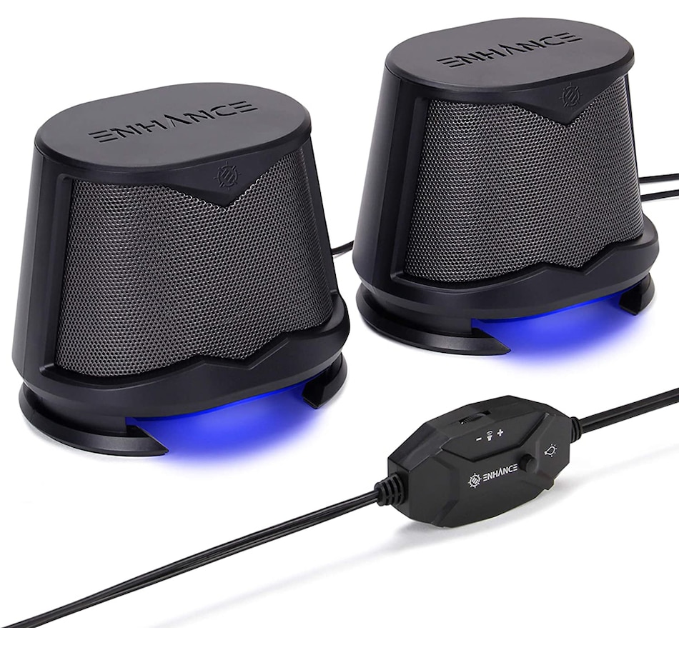 Image 718587.jpg, Product 718-587 / Price $39.99, Enhance SB2 Computer Speakers (ENPCSB2100BLEW, blue) from Enhance on TSC.ca's Electronics department