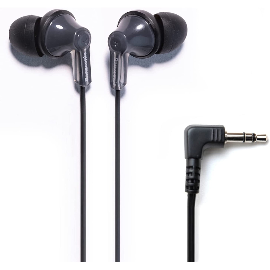 Image 718597.jpg, Product 718-597 / Price $19.99, Panasonic In-Ear Headphones (RPHJE120K, black) from Panasonic on TSC.ca's Electronics department