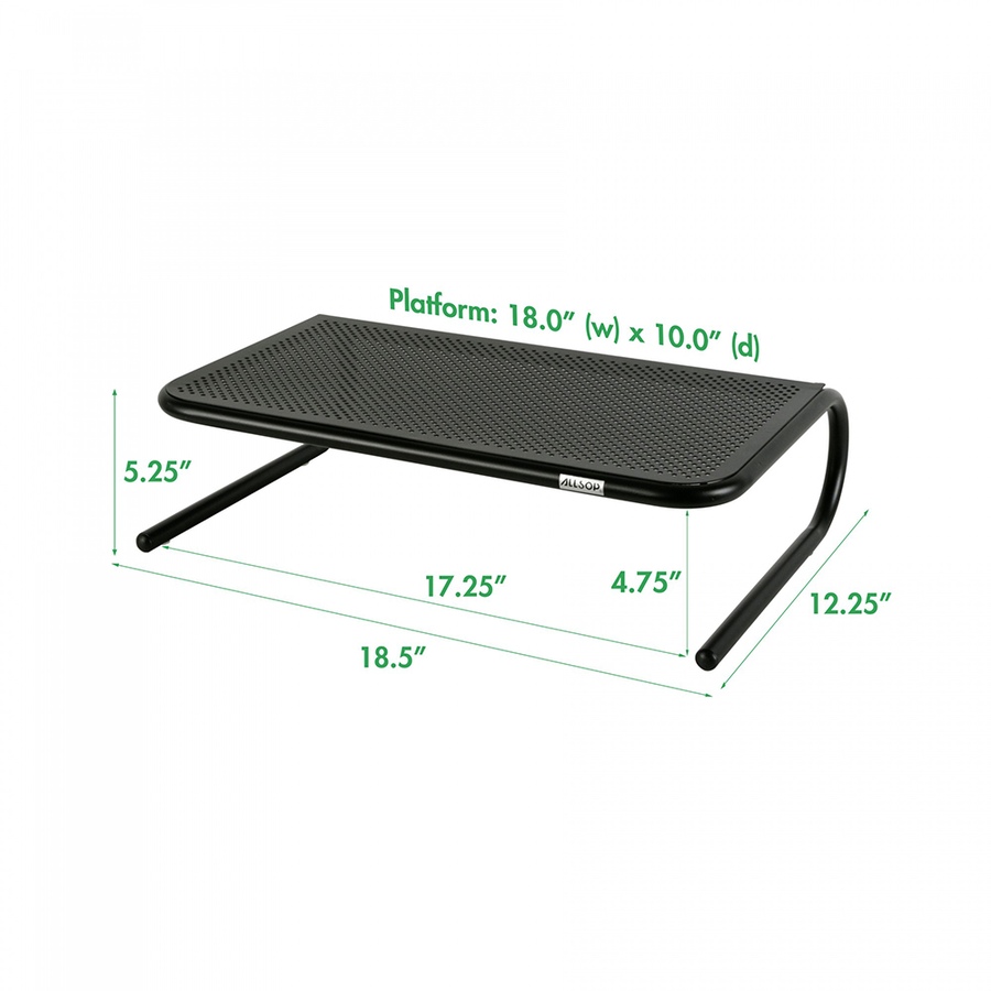 Image 718611_ALTMORE3.jpg, Product 718-611 / Price $59.99, Allsop Metal Monitor Stand 18" from Allsop on TSC.ca's Electronics department