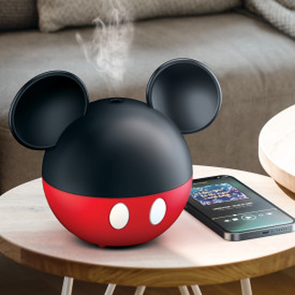 Disney Mickey Mouse Ultrasonic Aroma Diffuser with Embedded Bluetooth  Speaker