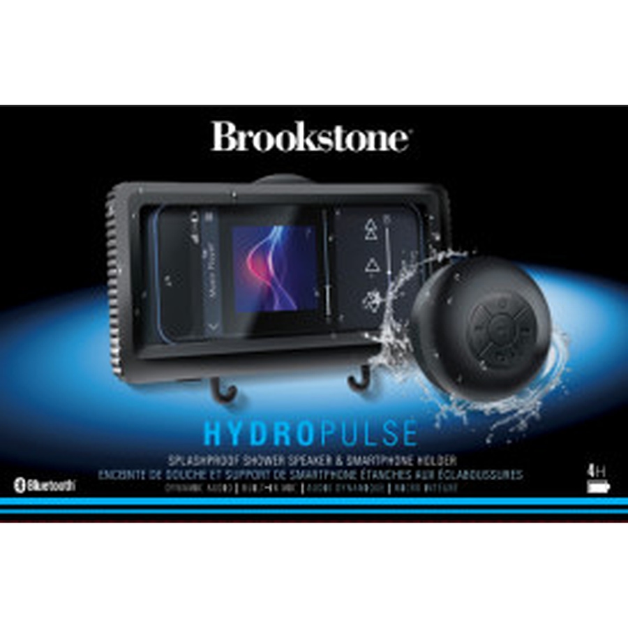 Image 718625_ALTMORE1.jpg, Product 718-625 / Price $39.99, Brookstone Hydropulse Splash Proof Shower Speaker and Smartphone Holder Bundle from Brookstone on TSC.ca's Electronics department