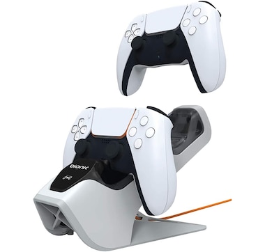 Bionik Power Stand for PS5: Dual PS5 Controller Charging System with Back-Lit Indicators