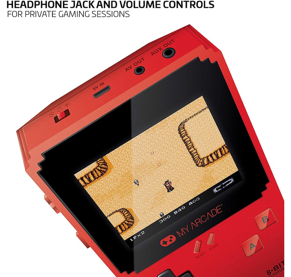 Image 718770_ALTMORE2.jpg, Product 718-770 / Price $44.99, My Arcade Pixel Player Gaming System with 300 Games (including 8 Data East titles) from My Arcade on TSC.ca's Electronics department