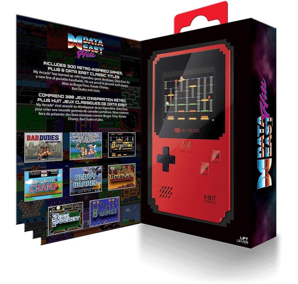 Image 718770_ALTMORE3.jpg, Product 718-770 / Price $44.99, My Arcade Pixel Player Gaming System with 300 Games (including 8 Data East titles) from My Arcade on TSC.ca's Electronics department