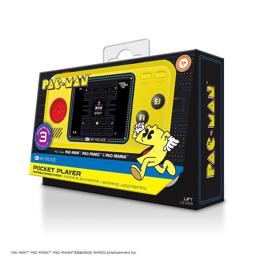 Image 718786.jpg, Product 718-786 / Price $54.99, My Arcade Pac-Man Pocket Player from My Arcade on TSC.ca's Electronics department