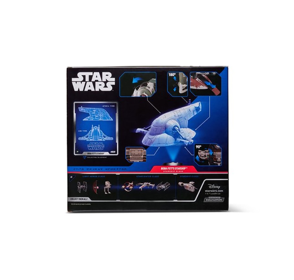 Image 718832.jpg, Product 718-832 / Price $54.99, Star Wars Deluxe Vehicle Boba Fett's Ship Wave 1 (8" vehicle and figure) from Star Wars on TSC.ca's Toys & Hobbies department