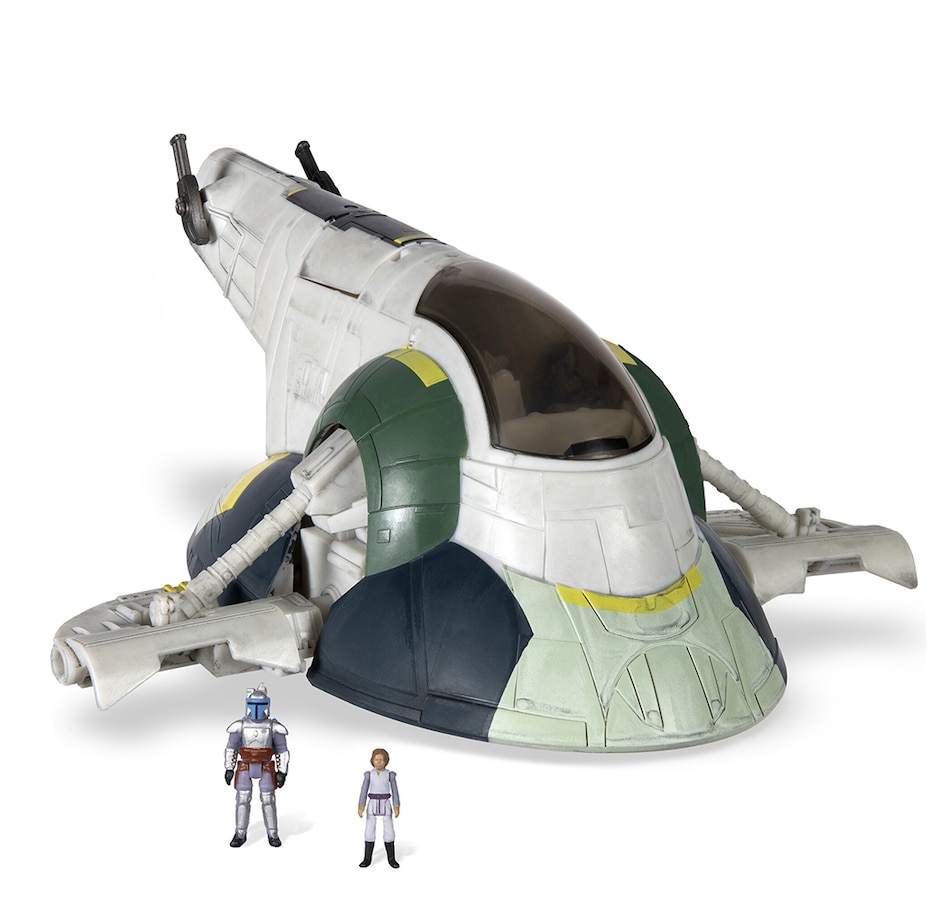 Image 718835.jpg, Product 718-835 / Price $44.99, Star Wars Deluxe Vehicle Jango Fett's Starship (8" vehicle and figure) from Star Wars on TSC.ca's Toys & Hobbies department