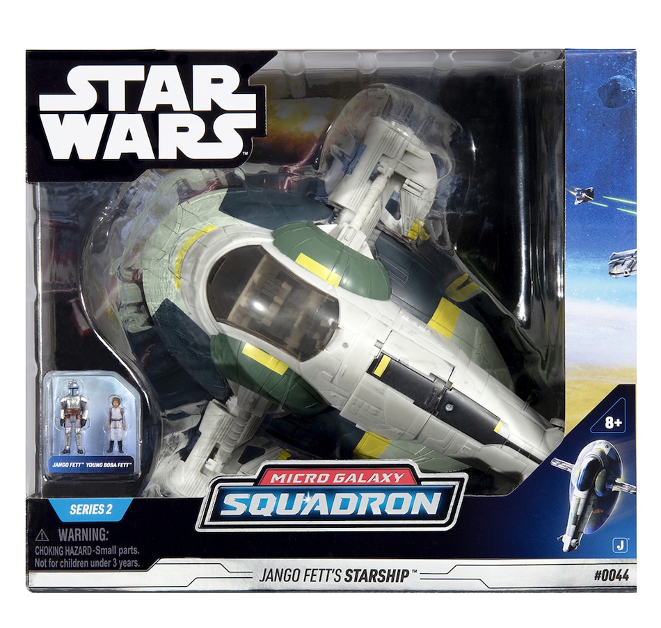 Image 718835_ALTMORE3.jpg, Product 718-835 / Price $44.99, Star Wars Deluxe Vehicle Jango Fett's Starship (8" vehicle and figure) from Star Wars on TSC.ca's Toys & Hobbies department