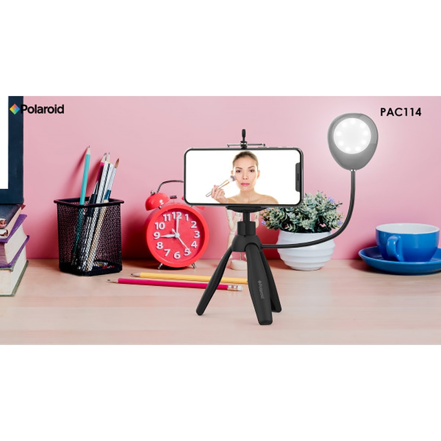 Image 718836_ALTMORE2.jpg, Product 718-836 / Price $25.99, Polaroid Selfie Tri-Pod with Ring Light from Polaroid on TSC.ca's Electronics department