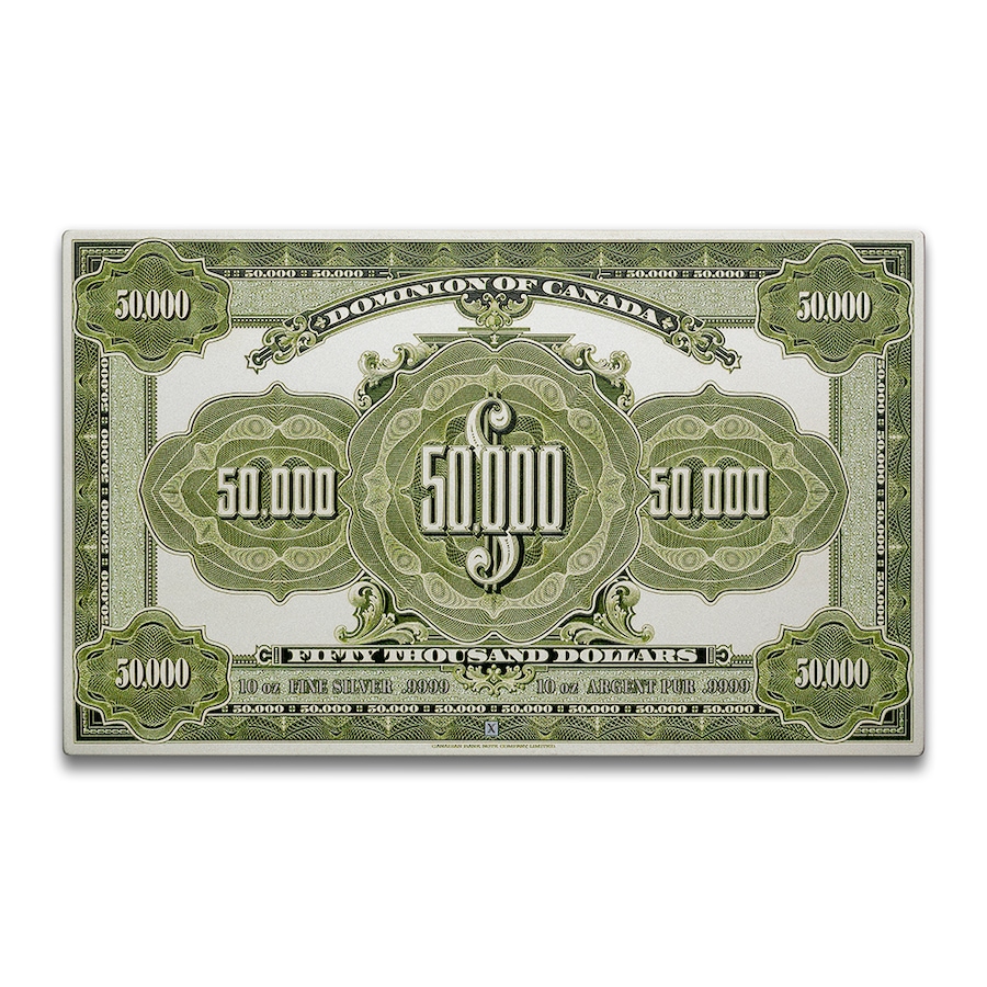 Image 718866_ALTMORE1.jpg, Product 718-866 / Price $2,195.00, 1924 $50,000 Bank Legal Limited Edition Collector Replica from Canadian Heritage Mint on TSC.ca's Coins department