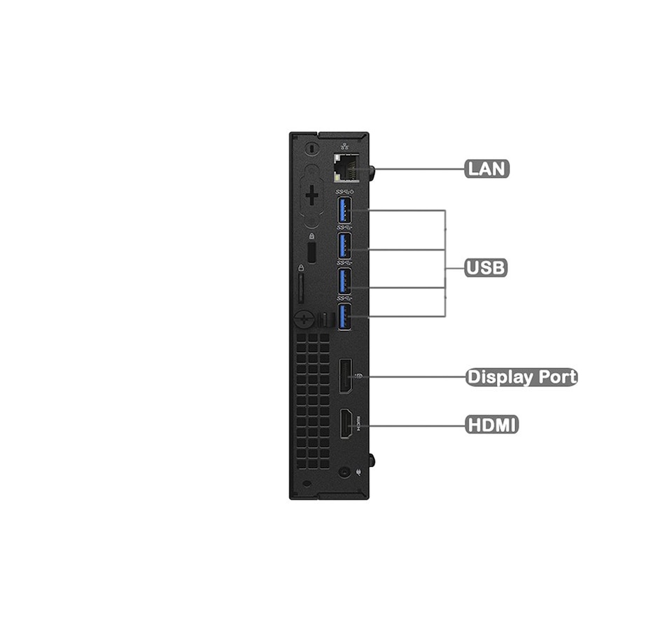 Image 718912_ALTMORE1.jpg, Product 718-912 / Price $213.99, Dell Optiplex 7050 Mini Intel Core i5-6500T 16 GB 256 GB SSD W10 (Refurbished) from Dell on TSC.ca's Electronics department