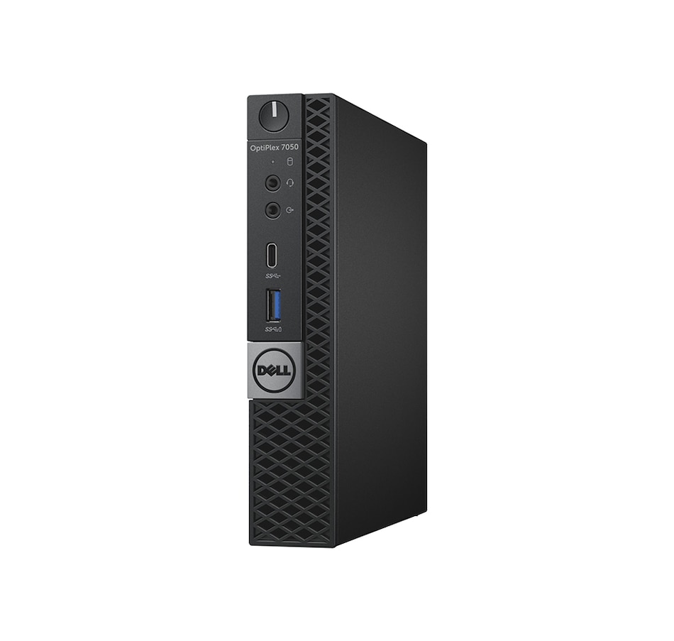 Image 718914.jpg, Product 718-914 / Price $300.99, Dell Optiplex 7050 Mini Intel Core i7-6700T 16 GB 256 GB SSD W10 (Refurbished) from Dell on TSC.ca's Electronics department