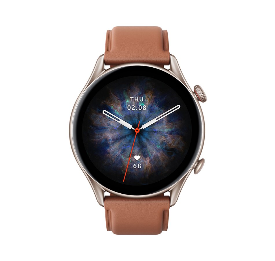 Image 718936_BRN.jpg, Product 718-936 / Price $279.99, Amazfit GTR 3 Pro Smartwatch (black) from Amazfit on TSC.ca's Electronics department