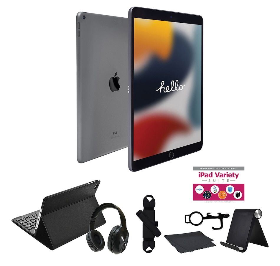 Image 718940_SEGBK.jpg, Product 718-940 / Price $569.99 - $769.99, Apple iPad 10.2" 64GB or 256GB Tablet Bundle 9th Gen from Apple on TSC.ca's Electronics department