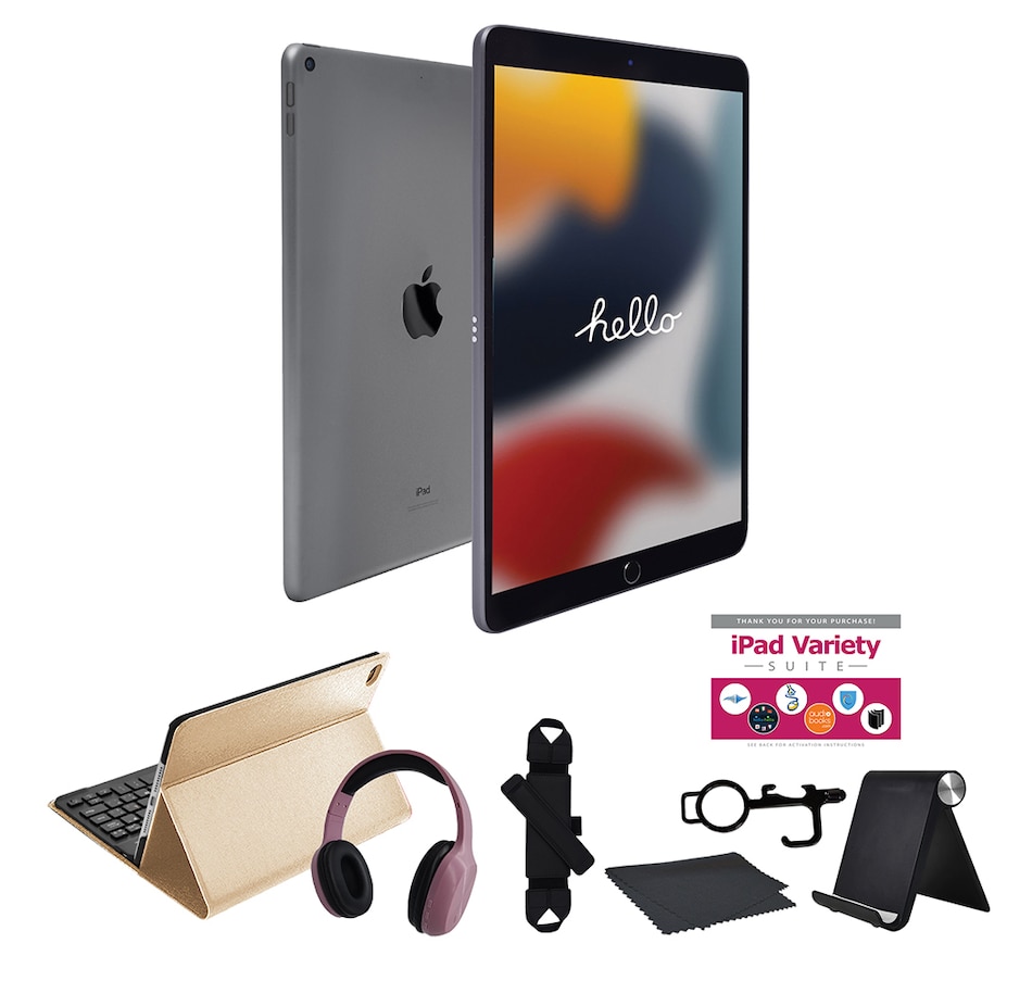 Image 718940_SGRG.jpg, Product 718-940 / Price $589.99 - $789.99, Apple iPad 10.2" 64GB or 256GB Tablet Bundle 9th Gen from Apple on TSC.ca's Electronics department