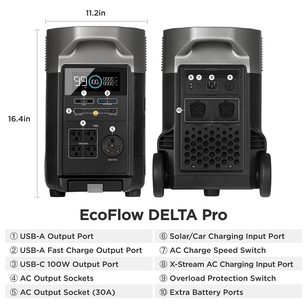 Ecoflow Delta Pro Portable Power Station - TSC.ca