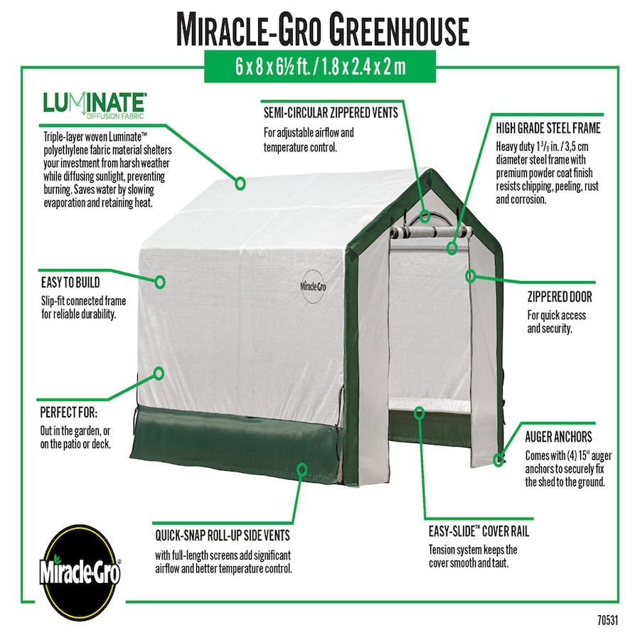 Image 719012_ALTMORE4.jpg, Product 719-012 / Price $222.99 - $337.99, Miracle-Gro Greenhouse from Miracle-Gro on TSC.ca's Home & Garden department